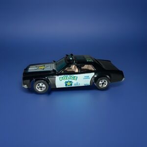 Vintage Mattel Hot Wheels‎ Police 123 Diecast Car Black 1977 #1068